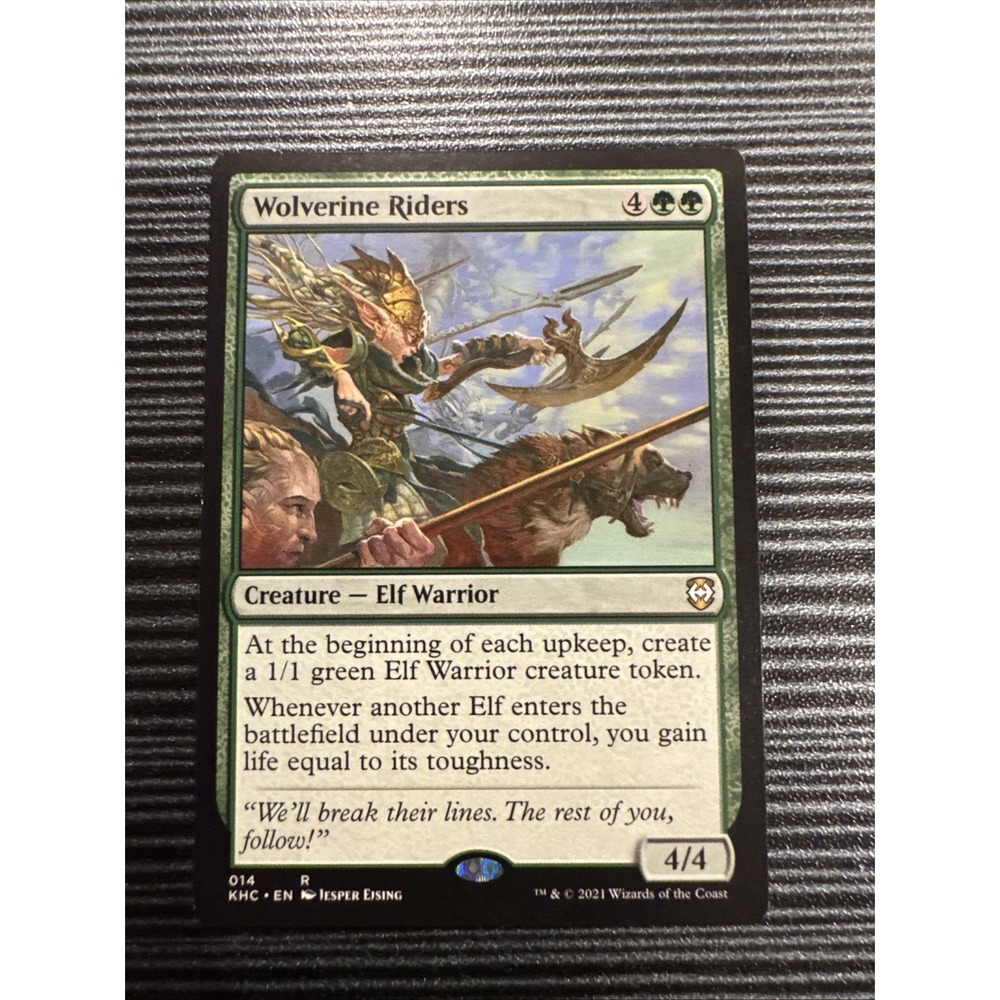 Wolverine Riders Near Mint MTG Commander 2021 Kaldheim Rare Card 014